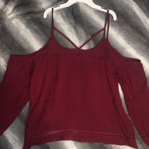 Cut out shoulder top